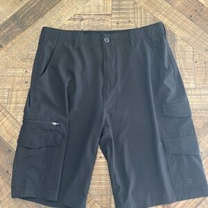 Men's Black Cargo Shorts